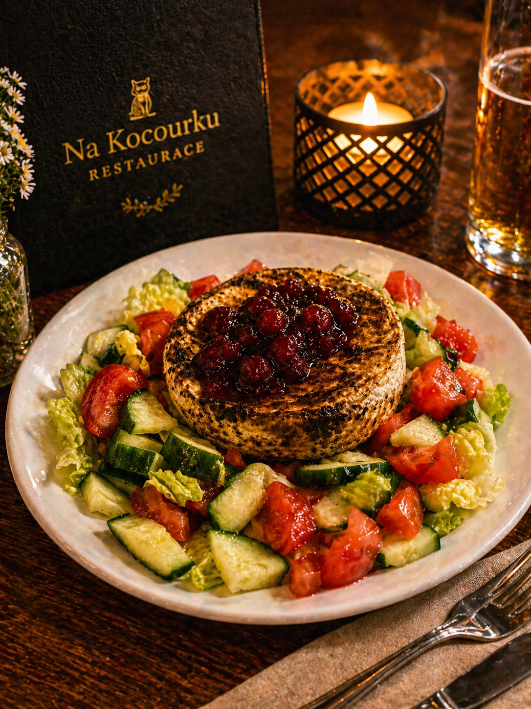 Interiér restaurace Na Kocourku